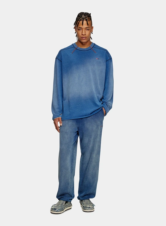 Лонгслив Diesel T-Crao-LS Maglietta Blue