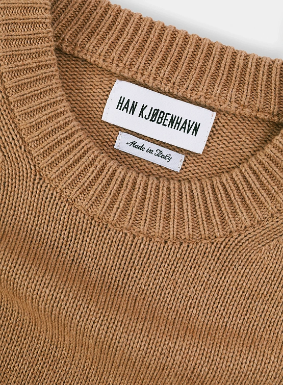 Свитер Han Kjøbenhavn Crewneck Knit Cashmere Brown