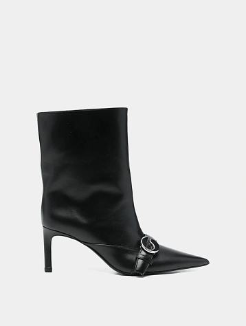 Женские ботильоны Coperni Ankle Heeled Belt Black