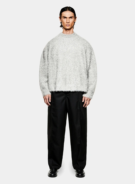 Свитер MKI MIYUKI ZOKU Faux Alpaca Knit Melange Grey