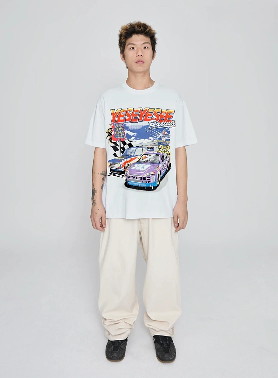 Футболка YESEYESEE Racing Tee White