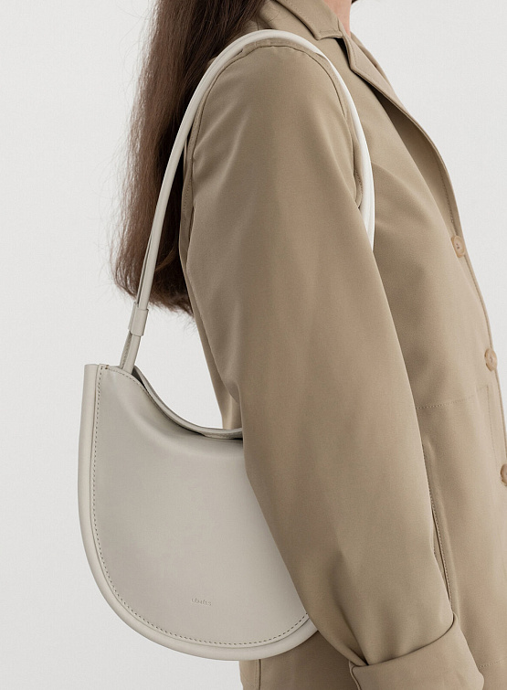 Сумка Lemels Hobo Flat Off White