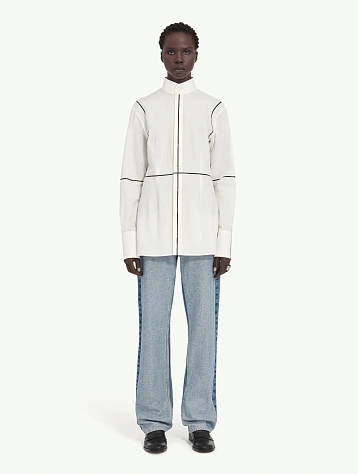 Женская рубашка MM6 Maison Margiela Sculpted Off White