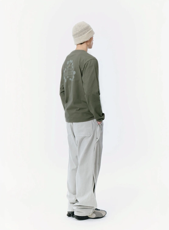 Лонгслив SAN SAN GEAR Logo L/S Khaki