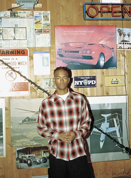 Рубашка SAINT MXXXXXX LM Check Shirt Check Red