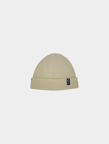 Шапка A-COLD-WALL* Ribbed Structure Beanie Beige