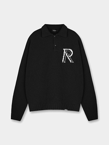 Поло Represent Clo Initial Boucle Polo Jet Black