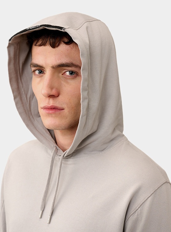 Худи C.P. Company Light Fleece Hoodie Drizzle Grey