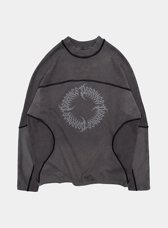 Свитер ARNODEFRANCE Biker Sweater Washed Grey