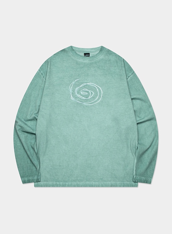 Лонгслив LMC Overdyed Spiral Long Slv Tee Light Mint