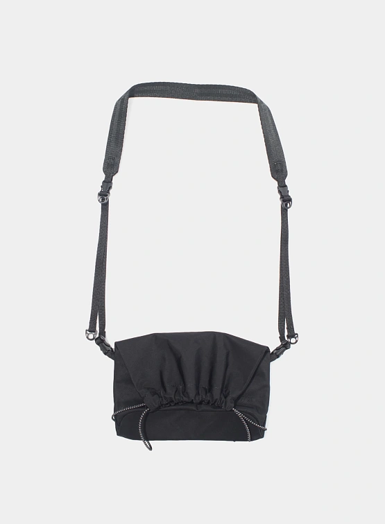 Сумка F/CE. Textured Twill Drawstring Sacoche Black