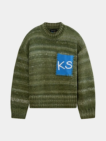 Свитер KidSuper Chunky Sweater Green