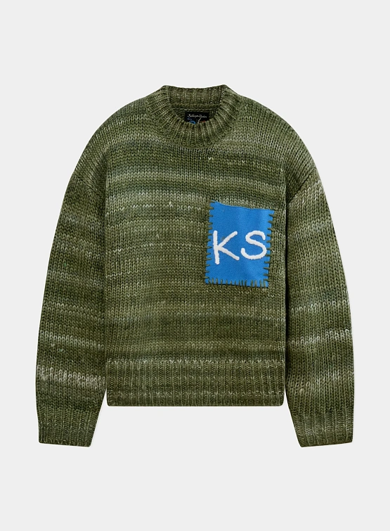 Свитер KidSuper Chunky Sweater Green