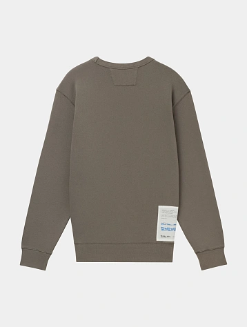 Свитшот C.P. Company Cotton Fleece Crewneck Smoked Pearl Grey
