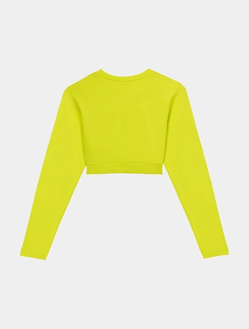 Топ MSGM Active Micrologo Lime