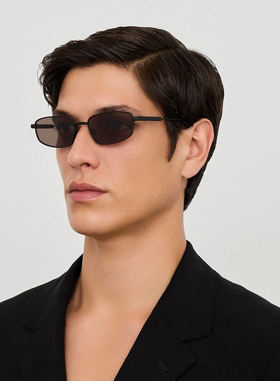 Очки JACQUEMUS Sera Metallic Black