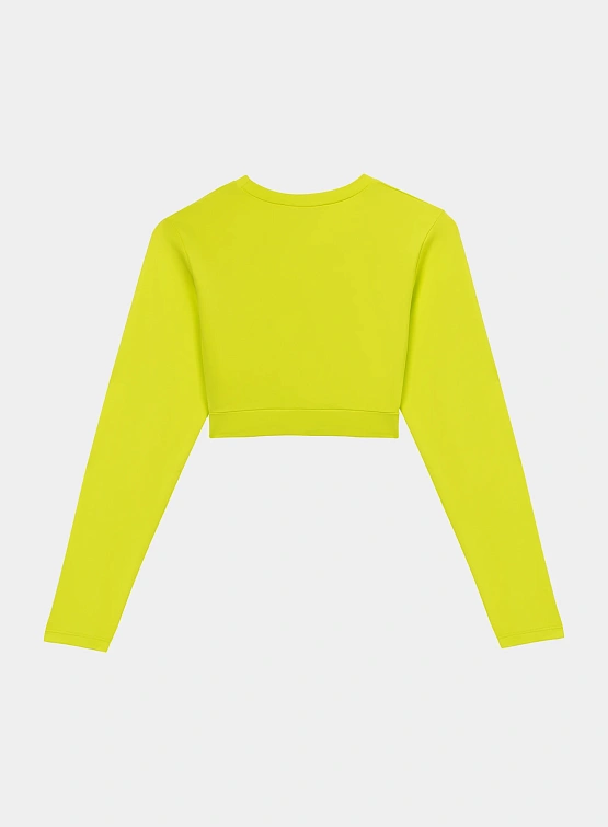 Топ MSGM Active Micrologo Lime