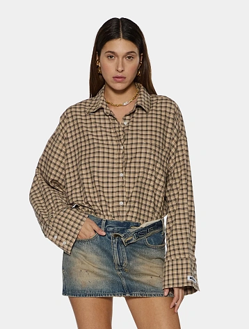 Рубашка Ksubi Astra Tan Plaid Multi