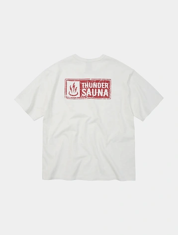 Футболка FrizmWORKS Thunder Sauna Logo White