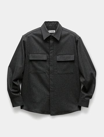 Рубашка COOR Classy Out Pocket Shirt Charcoal Grey