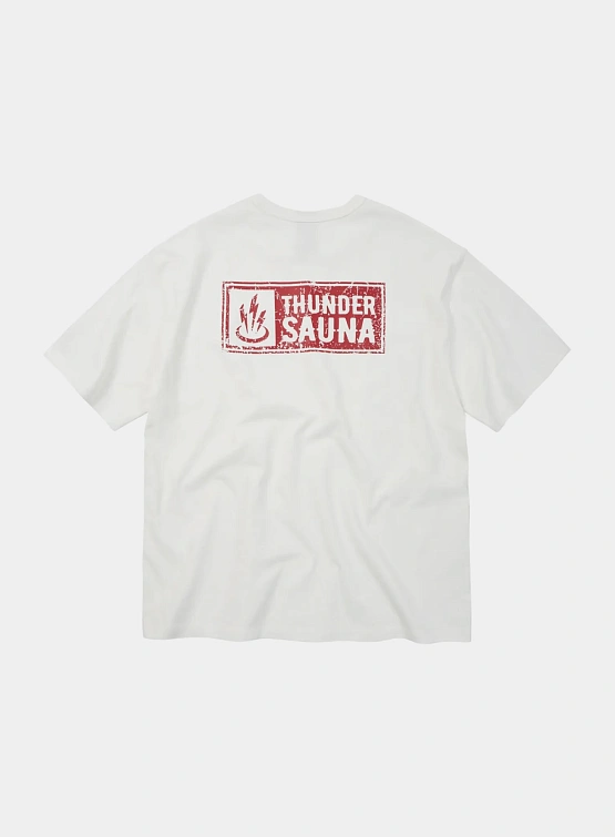 Футболка FrizmWORKS Thunder Sauna Logo White