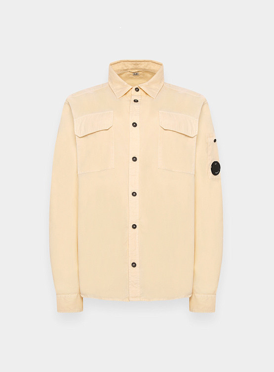 Рубашка C.P. Company Gabardine Pockets Shirt Pistachio