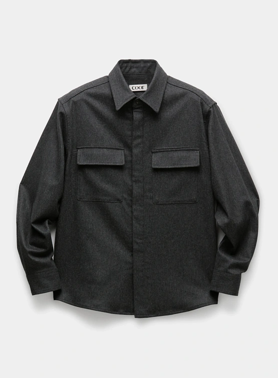 Рубашка COOR Classy Out Pocket Shirt Charcoal Grey