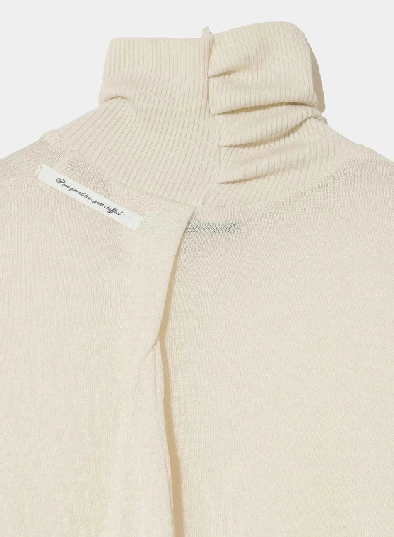 Женская водолазка UNDERCOVER Asymmetrical Off White