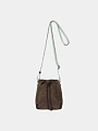 сумка a.p.c. crossbody pouch backstage brown