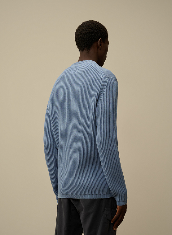 Свитер C.P. Company Re-Wool Funnel Neck Flint Stone