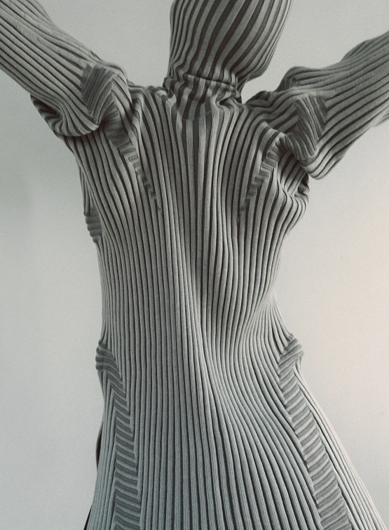 Кардиган LUEDER Healer Knit Zip Jacket Silver Grey