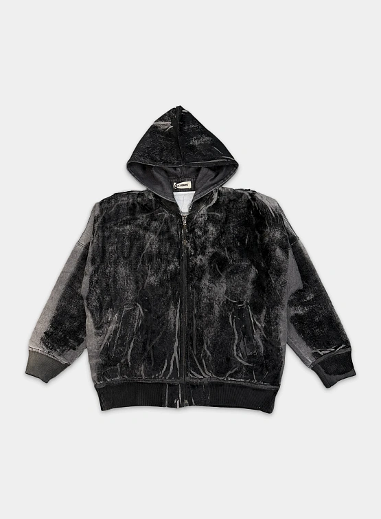 Зип-худи ALCHEMIST Teddy Flocked Black