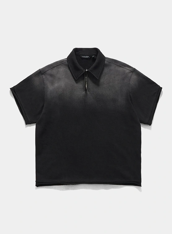 Поло EASTLOGUE Cut Out Collar Black