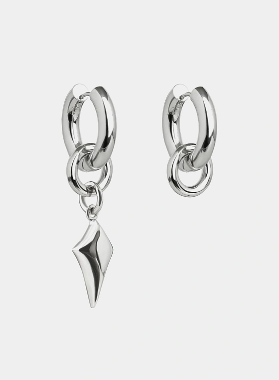 Серьги OMUT Winking Diamond