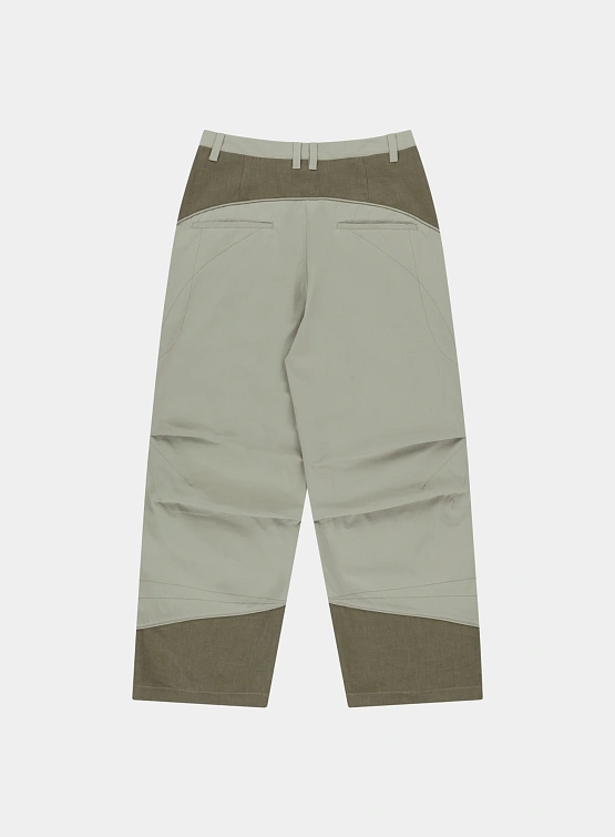 Брюки SAN SAN GEAR Linen Block Beige