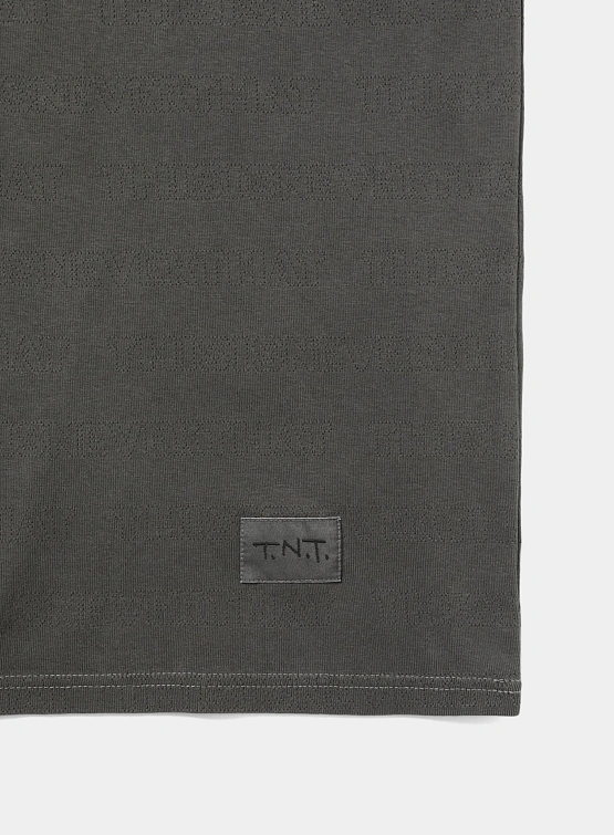 Футболка thisisneverthat TNT Jacquard Tee Charcoal