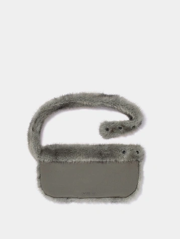 Сумка OPEN YY Furry Pocket Belt Grey