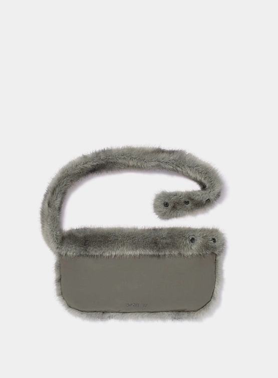 Сумка OPEN YY Furry Pocket Belt Grey