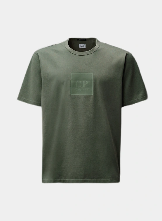 Футболка C.P. Company Metropolis Series Mercerised Sea Spray