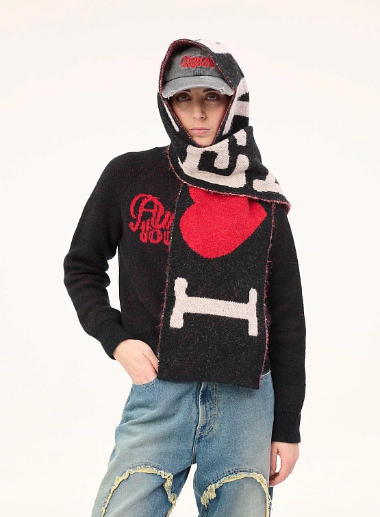 Шарф Carne Bollente Rebound Romance Black