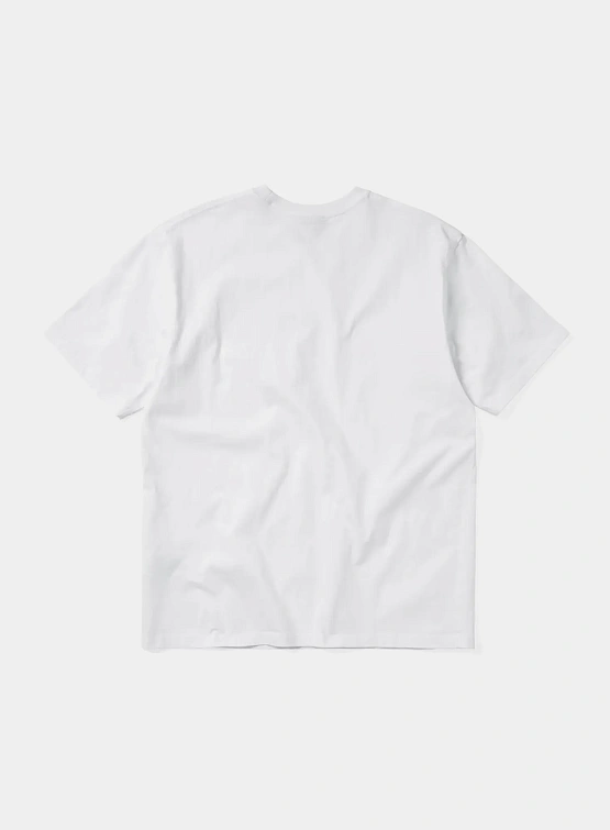 Футболка thisisneverthat Yellow Cat Tee White