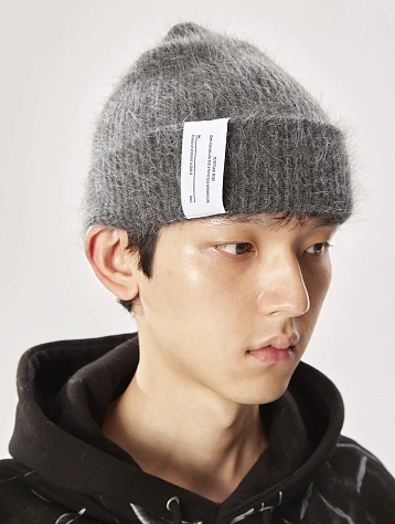 Шапка JUNTAE KIM JTK Artisanal: Angora Grey