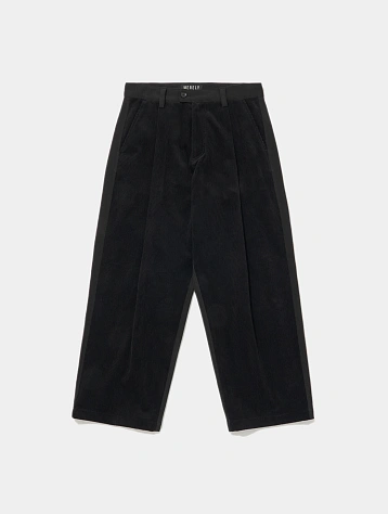 Брюки MERELY MADE Premium Dual Fabric Contrast Wide Royal Black
