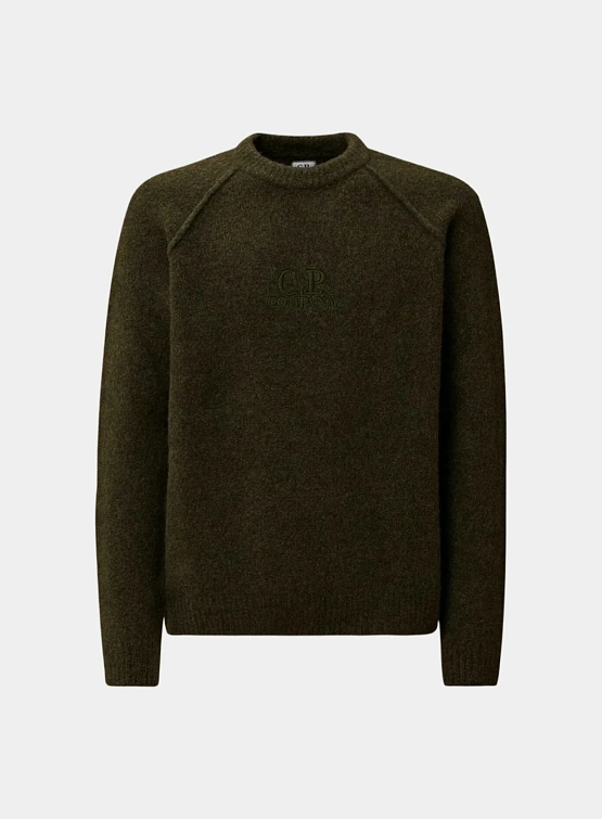 Джемпер C.P. Company Raglan Crewneck Deep Forest