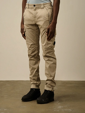 Брюки C.P. Company Stretch Sateen Utility Vintage Khaki