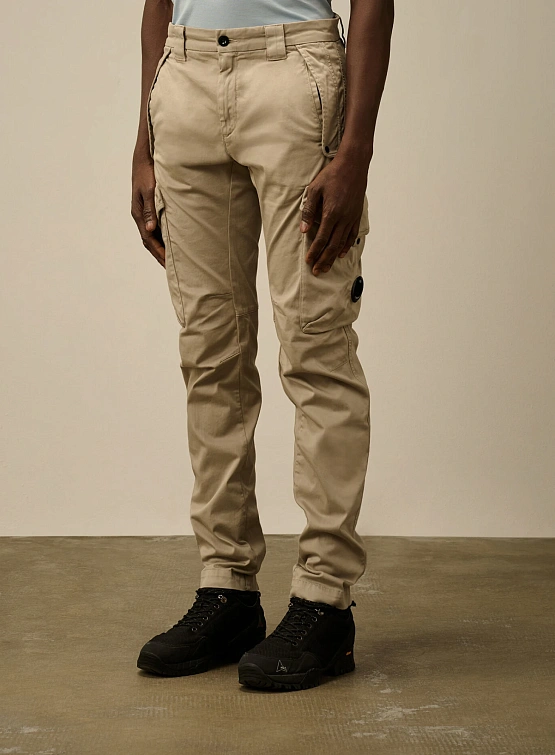 Брюки C.P. Company Stretch Sateen Utility Vintage Khaki