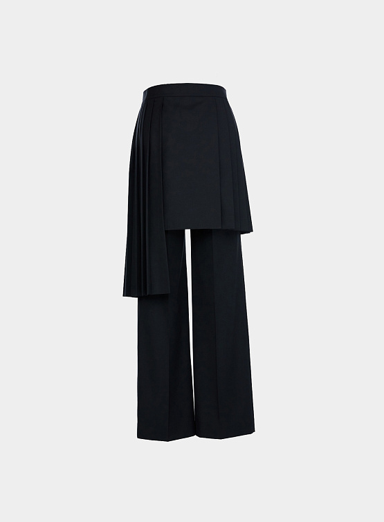 Женские брюки JUUN.J Straight Detachable Pleats Black