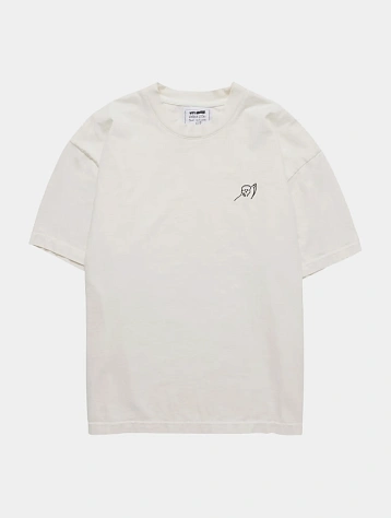 Футболка WARREN LOTAS Plead T-Shirt Ecru