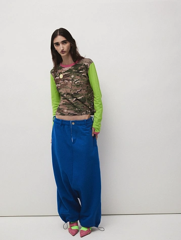 Лонгслив Siniy Vsadnik Number Six LS Tee Camo/Neongreen