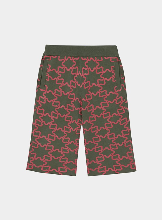 Шорты Bluemarble Jacquard Short Green